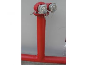 Họng tiếp nước xe chữa cháy